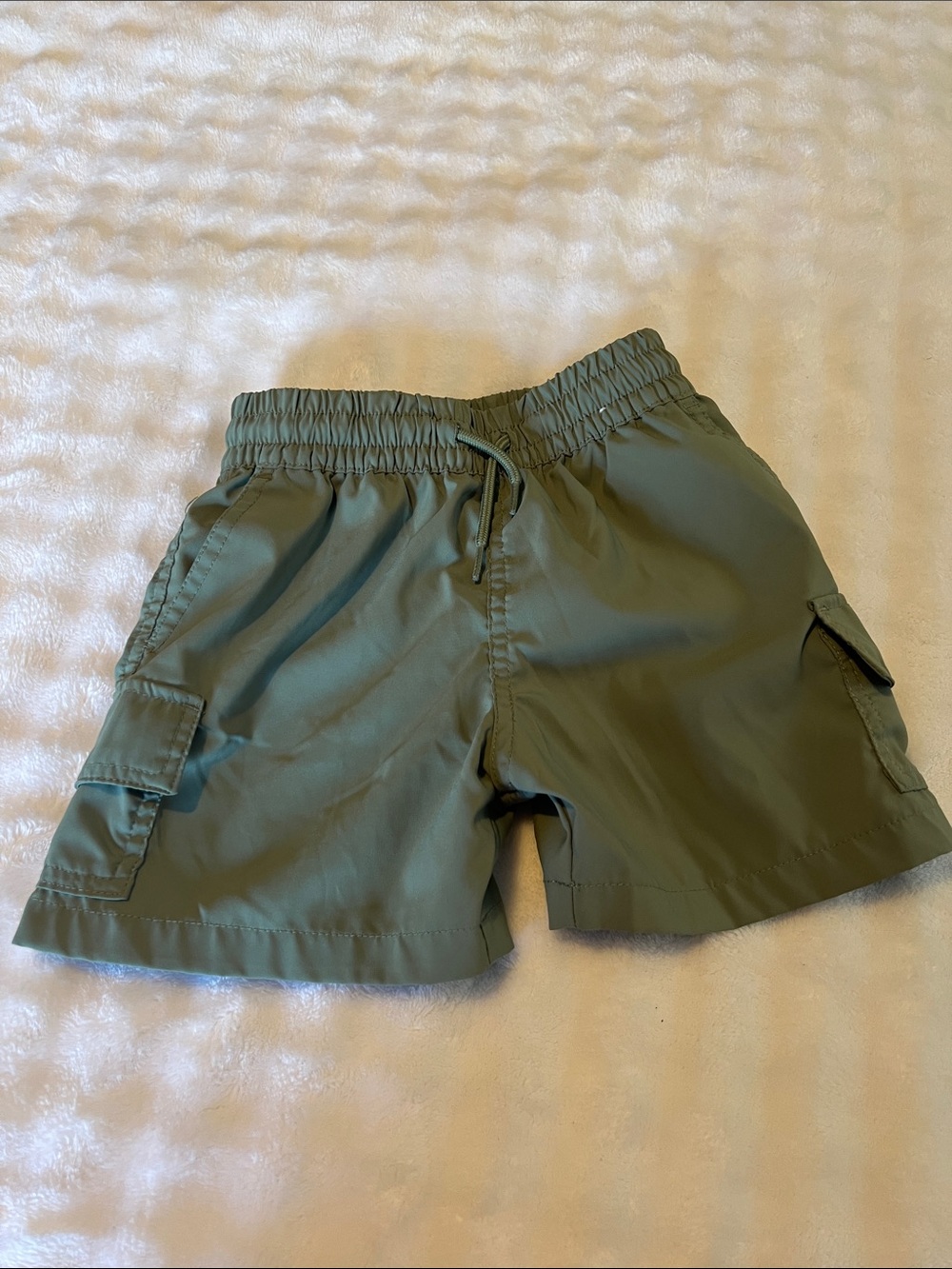 Abercrombie Kids Casual Olive Green Cargo Shorts